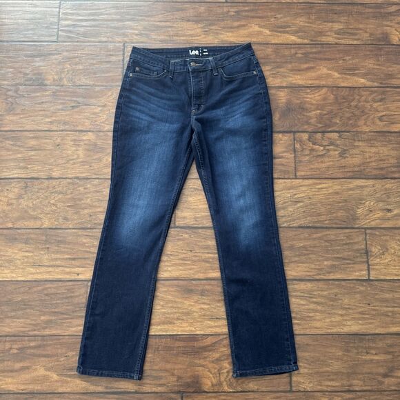 Lee Denim - Lee Sculpting Women’s 12L Regular Fit Mid Rise Blue Denim Jeans Stretch 5-Pocket